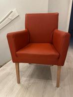 leren stoel, Huis en Inrichting, Stoelen, Ophalen of Verzenden, Gebruikt, Bruin, Eén