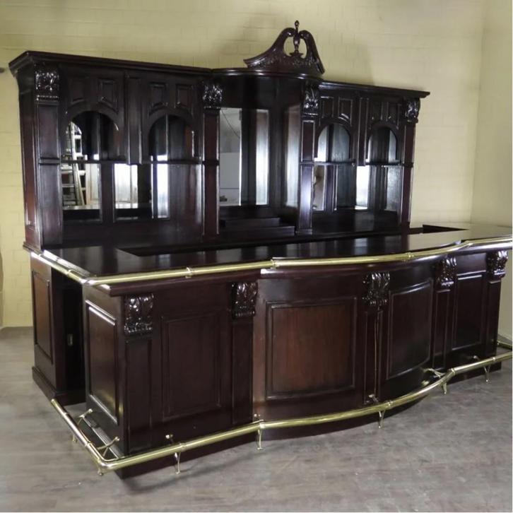 23602 Queen Bar Mahonie 3,60 m, Huis en Inrichting, Barren, Nieuw, Verzenden