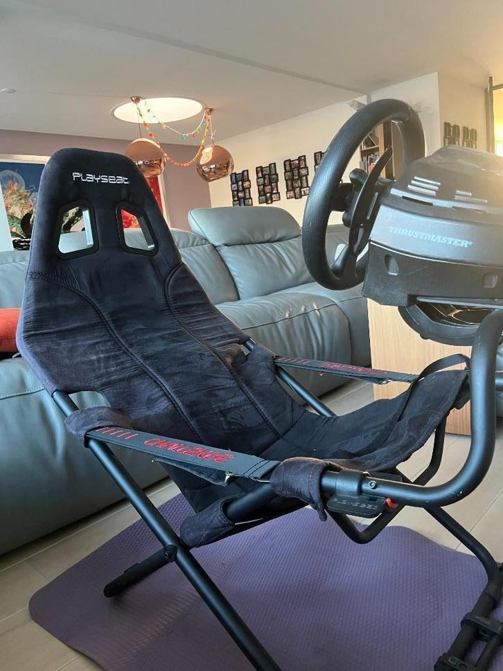 Playseat challenge met Thrustmaster T300 RS, Spelcomputers en Games, Spelcomputers | Sony PlayStation Consoles | Accessoires, Zo goed als nieuw