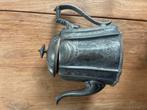 Tinnen thee pot met merktekens, Ophalen of Verzenden