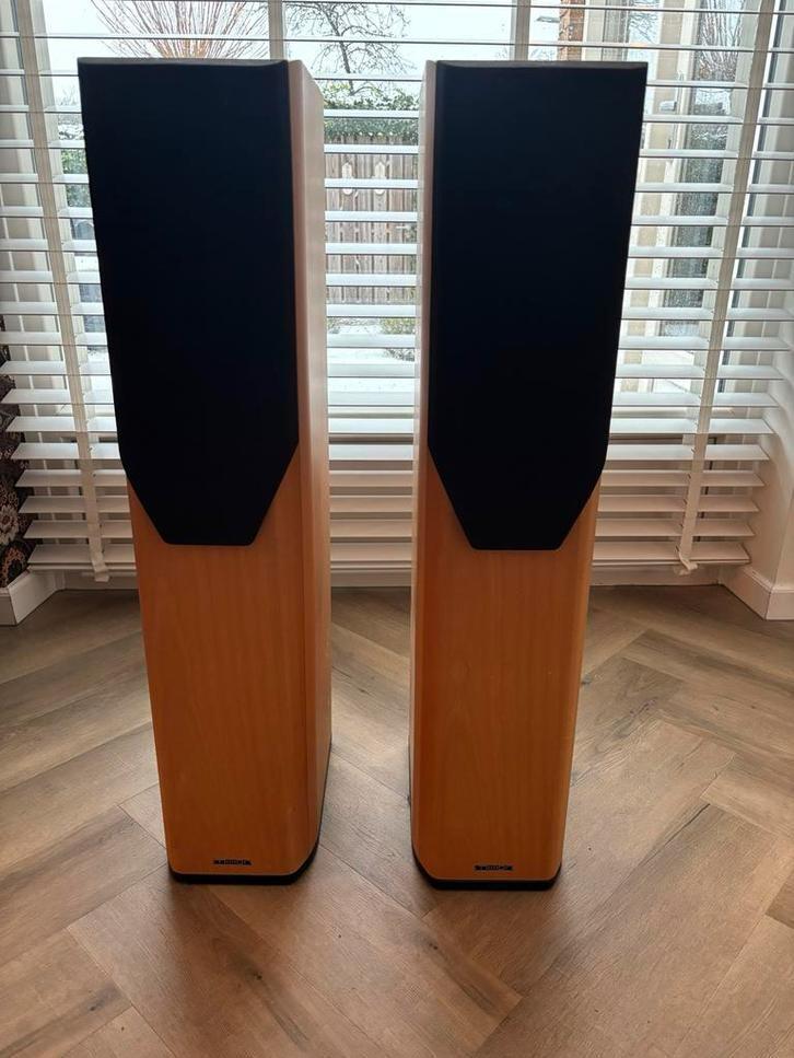 Mission V63 Speakers - In Goede Staat!, Audio, Tv en Foto, Luidsprekers, Gebruikt, Front, Rear of Stereo speakers, 60 tot 120 watt