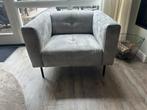 VT Wonen Fauteuil Skin Lichtgrijs, Ophalen, 75 tot 100 cm, Zo goed als nieuw, Trendy