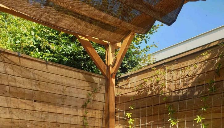 Douglas pergola op maat, Tuin en Terras, Tuinschermen, Nieuw, Hout, 150 tot 200 cm, 200 cm of meer, Ophalen