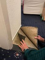 Gebruikte vloerbedekking met ondertapijt., Huis en Inrichting, Stoffering | Vloerbedekking, Ophalen, Gebruikt, Minder dan 10 m²