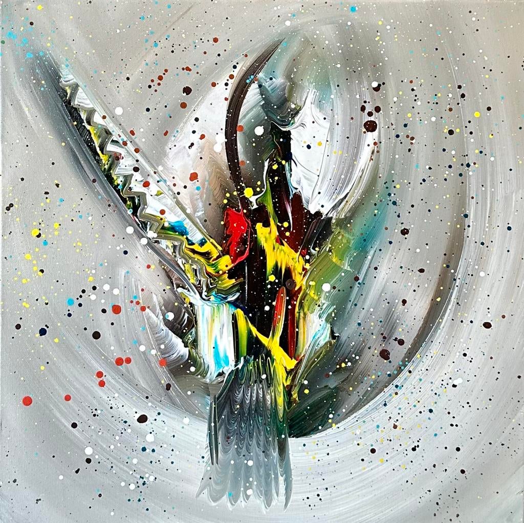 Gena G.- Abstract- Handgeschilderd- Uniek, Ophalen of Verzenden