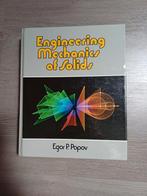 engineering Mechanics of Solids van Egor P. Popov, Ophalen of Verzenden, Zo goed als nieuw, Werktuigbouwkunde, Egor P. Popov