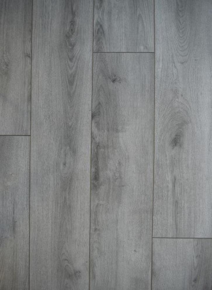 Laminaat Falco 3900 Sommer Eiche Grau Extra Breed 8mm, Huis en Inrichting, Stoffering | Vloerbedekking, Nieuw, Laminaat, Wit, Crème
