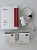 FRITZ!Box 7530 router mesh set met 2x FRITZ!Repeater 1200, Ophalen of Verzenden, Zo goed als nieuw