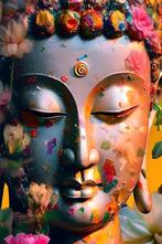 Diamond Painting boedah bloem 50x40cm (rond), Ophalen of Verzenden, Nieuw, Knutselwerk