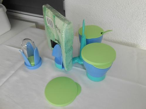Tupperware Preludio party trio tafel carrousel NIEUW in doos, Huis en Inrichting, Keuken | Tupperware, Nieuw, Overige typen, Blauw
