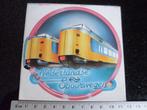 sticker Nederlandse Spoorwegen logo NS rond, Verzamelen, Stickers, Verzenden, Zo goed als nieuw, Bedrijf of Vereniging
