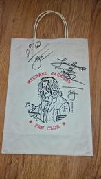 Michael Jackson fan tas met handtekening 3T TJ Taj Taryll, Verzamelen, Muziek, Artiesten en Beroemdheden, Ophalen of Verzenden