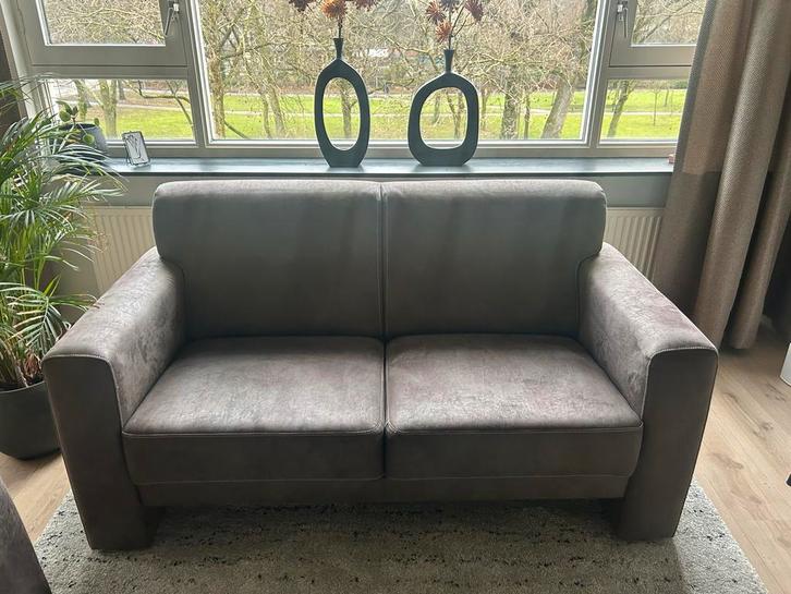 De Bommel Aspen Banken - 2-zits & 3-zits - Antraciet, Huis en Inrichting, Banken | Bankstellen, Zo goed als nieuw, Rechte bank