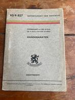 KL Defensie Technisch voorschrift Hand granaat granaten, Verzamelen, Militaria | Tweede Wereldoorlog, Nederland, Landmacht, Verzenden