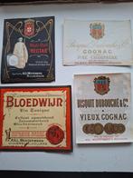 4 etiketten A vd Westenbergh Hilversum., Ophalen of Verzenden, Zo goed als nieuw, Overige typen