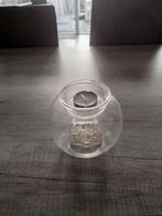 Riviera maison windlicht met glazen huisje erin, Huis en Inrichting, Ophalen of Verzenden, Zo goed als nieuw, Overige materialen