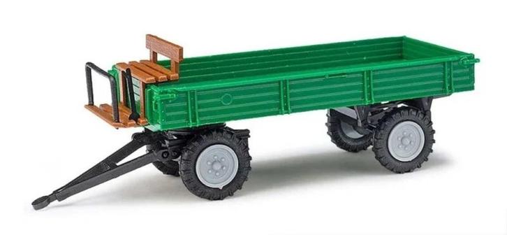 ANHÄNGER T4 SITZBANK GRÜN, Hobby en Vrije tijd, Modelauto's | 1:87, Nieuw, Hijskraan, Tractor of Landbouw, Overige merken, Ophalen of Verzenden