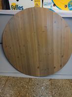 Ronde houten tafelblad - 120cm, Ophalen, Gebruikt, Rond, Tafelblad
