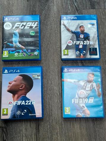 Fifa 22 t/m 24 +19 voor de PS4 beschikbaar voor biedingen
