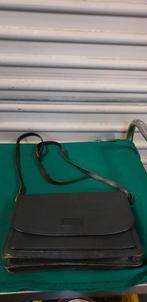 Schoudertas donkerblauw leer, La Moda, 5 vakken en 2x rits, Ophalen of Verzenden, 'T Olde Gre-j, Info@toldegrej.nl, Endepoelstraat 20f Didam