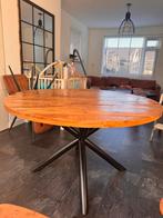 Ronde eettafel, Huis en Inrichting, Tafels | Eettafels, Ophalen of Verzenden, Zo goed als nieuw, Rond, 100 tot 150 cm