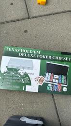 Texas hold em poker speldoos spelkoffer, Hobby en Vrije tijd, Gezelschapsspellen | Kaartspellen, Ophalen of Verzenden, Zo goed als nieuw