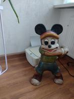 Mickey Mouse houten beeld disney vintage, Ophalen, Gebruikt