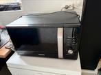 Mooie zwarte magnetron, Witgoed en Apparatuur, Magnetrons, Ophalen, Zo goed als nieuw, Vrijstaand, 45 tot 60 cm