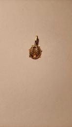 Oud gouden hangertje, Lieveheersbeestje, 18 krt, Verzenden, Goud, Hanger