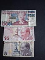 3 biljetten Turkije vf, Ophalen of Verzenden, Midden-Oosten, Setje