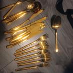 Blokker goud bestek set, Ophalen, Zo goed als nieuw, Rvs of Chroom