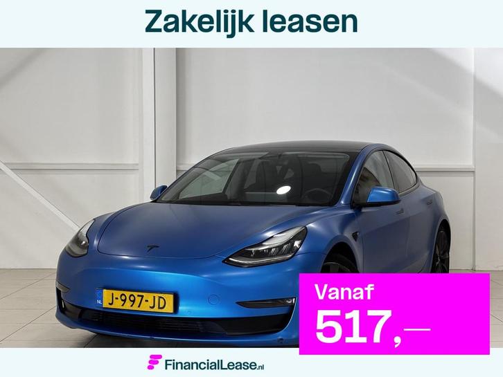 Tesla Model 3 Performance AWD 75 kWh 89% SOH | FSD Full Self, Auto's, Tesla, Bedrijf, Lease, Financial lease, Model 3, ABS, Adaptive Cruise Control