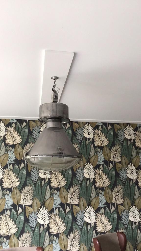 Industriële hanglampen, Ophalen, 50 tot 75 cm, Zo goed als nieuw, Metaal