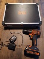 Accuboormachine Black&Decker, Doe-het-zelf en Verbouw, Gereedschap | Boormachines, Ophalen of Verzenden, Gebruikt, Boor- en Schroefmachine