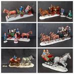 Lemax koetsen paard en wagen figuren kerstdorp kersthuisjes, Diversen, Verzenden, Zo goed als nieuw