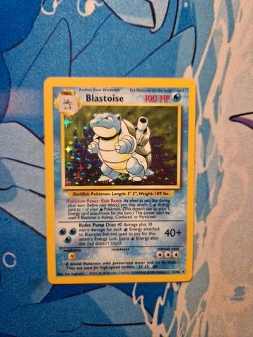 Blastoise Holo 2/102 Nette staat Base Set 1999 Wotc beschikbaar voor biedingen