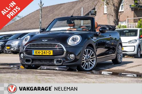 MINI Mini Cabrio (f57) 2.0 192pk Aut CooperS Chili LEER VOL, Auto's, Mini, Bedrijf, Te koop, Cabrio, ABS, Achteruitrijcamera, Airbags