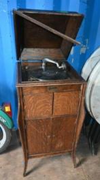 Antieke grammofoonkast A.F. Rousseau Bruxelles, Antiek en Kunst, Antiek | Meubels | Kasten, Ophalen