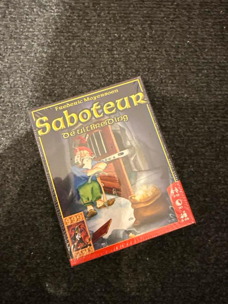 Saboteur de Uitbreiding - Bordspel, Hobby en Vrije tijd, Gezelschapsspellen | Bordspellen, Nieuw, Een of twee spelers, Reisspel