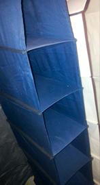 Vakkenkast wit groot of blauw smaller of voor tent voortent, Ophalen, Zo goed als nieuw, Campingkast