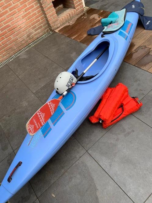Te koop: Pyranha Master White Water Kajak – Compleet met acc, Watersport en Boten, Kajaks, Gebruikt, 1-persoons, Ophalen