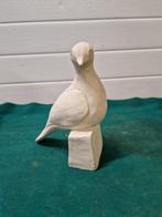 beeld duif aardewerk, 1986, Verzamelen, Beelden en Beeldjes, Ophalen of Verzenden