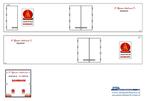 Vrachtauto decal 1:50 P. Bjarne Andersen ( type 4 ), Verzenden, Nieuw, Bus of Vrachtwagen, Overige merken