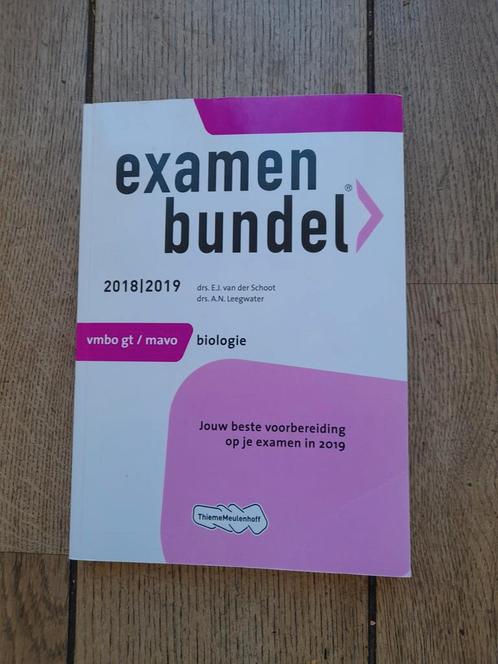 Examen bundel 2018/2019 Biologie vmbo GT/mavo, Boeken, Schoolboeken, Zo goed als nieuw, Biologie, VMBO, Ophalen of Verzenden