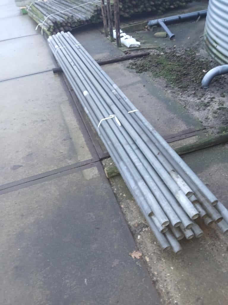 Steigerbuis gegalvaniseerd 48 mm c.a. 1,5 mm dik, Doe-het-zelf en Verbouw, IJzerwaren en Bevestigingsmiddelen, Overige typen, 250 mm of meer