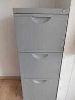 Dossierladenkast - Grijs - 3 Lades, Ophalen, Minder dan 50 cm, Gebruikt, 100 tot 150 cm