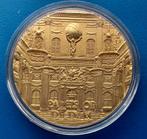 Penning Paleis op de Dam - Nationaal Erfgoed 2018 verguld, Postzegels en Munten, Penningen en Medailles, Verzenden, Brons, Nederland
