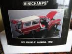 OPEL RECOORD P1 CARAVAN 1958 1;18  MINISCHAMPS, Ophalen of Verzenden, Zo goed als nieuw, Auto, MiniChamps