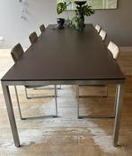 Metaform eet-of vergadertafel 300x100 kwartsstenen tafelblad, Ophalen, Gebruikt, 200 cm of meer, 50 tot 100 cm