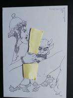 PAGEN. Origineel werk Pagen. Pentekening. 1992., Antiek en Kunst, Ophalen
